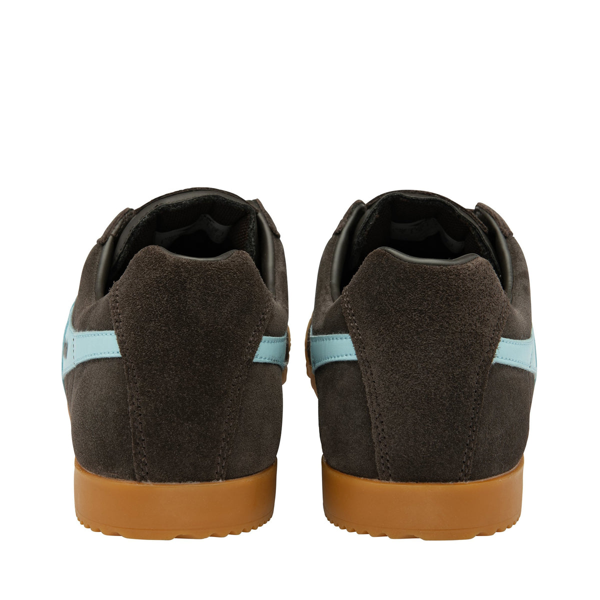 GOLA Harrier Trainer in Dark Brown/ Pale Blue