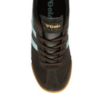GOLA Harrier Trainer in Dark Brown/ Pale Blue