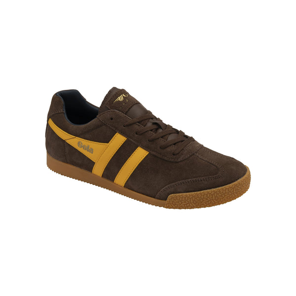 GOLA Harrier Mens Sneakers  in Coffee/Sun/Navy