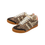 GOLA Elan Safari Womens Sneakers in Leopard/Mocha/Gold/Terracotta