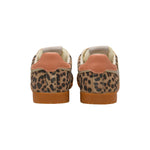 GOLA Elan Safari Leopard Print Suede Trainers in Leopard/Mocha/Gold/Terracotta