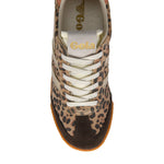 GOLA Elan Safari Womens Sneakers in Leopard/Mocha/Gold/Terracotta