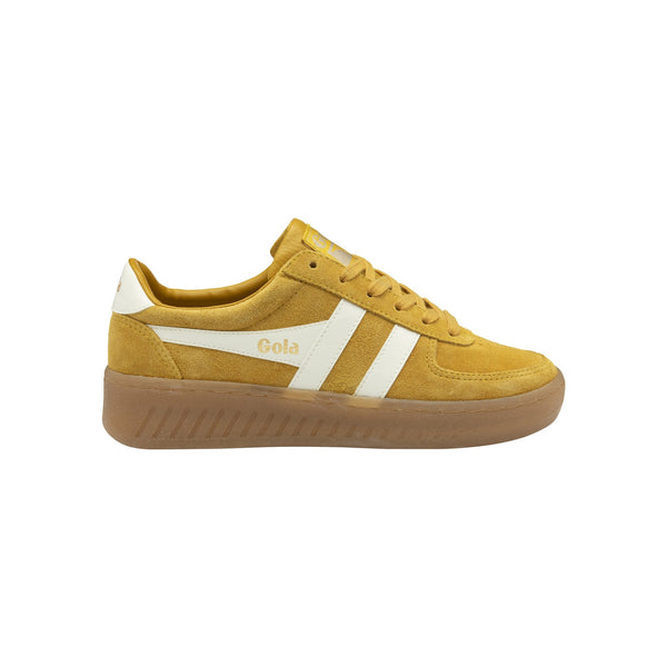 GOLA Grandslam Suede Womens Sneakers in Sun/Off White/Gum