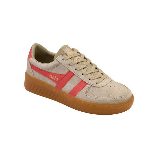 GOLA Grandslam Womens Sneakers in Bone/Coral/Gum
