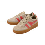 GOLA Grandslam Womens Sneakers in Bone/Coral/Gum