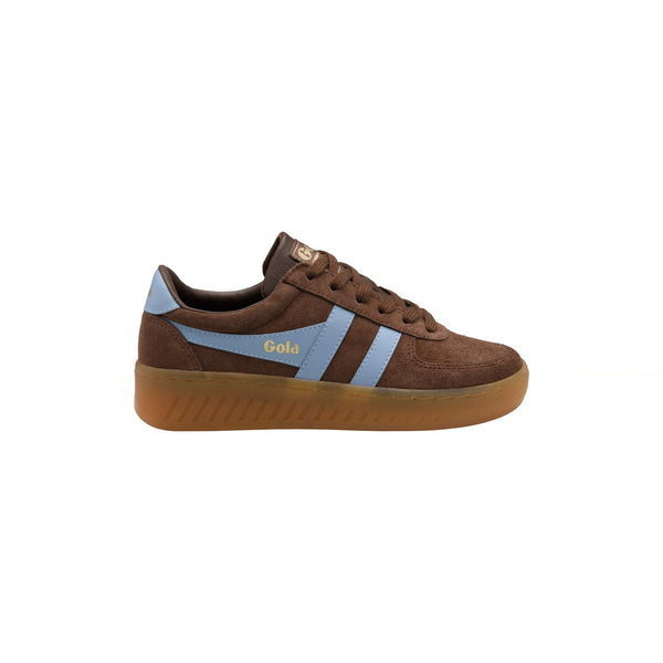 GOLA Grandslam Suede Trainers in Root/Air/Gum