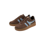 GOLA Grandslam Suede Trainers in Root/Air/Gum