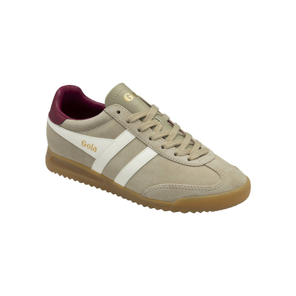 GOLA Torpedo Womens Sneakers in Bone/Off White/Cerise