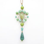 PHILIPPA KUNISCH Gypsy Necklace in Green