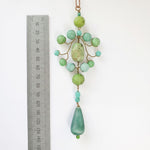 PHILIPPA KUNISCH Gypsy Necklace in Green