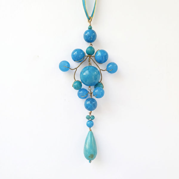 PHILIPPA KUNISCH Gypsy Necklace in Turquoise