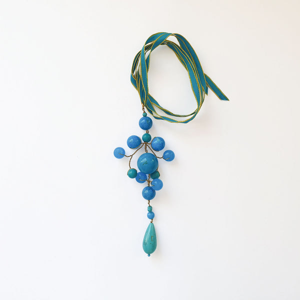 PHILIPPA KUNISCH Gypsy Necklace in Turquoise