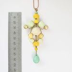 PHILIPPA KUNISCH Gypsy Necklace in Yellow / Green