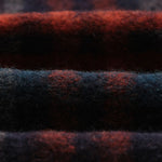 WAX LONDON Heath Wool Check Jacket in Navy and Multicolour