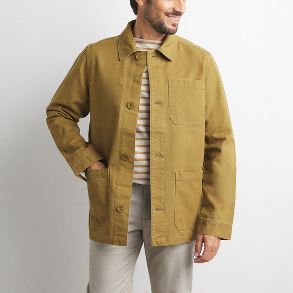 MOUSQUETON Hizilig Cotton Work Jacket in Bronze