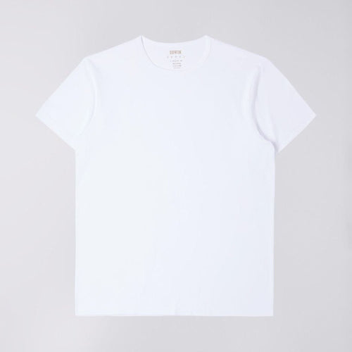EDWIN Double Pack T-Shirt in White