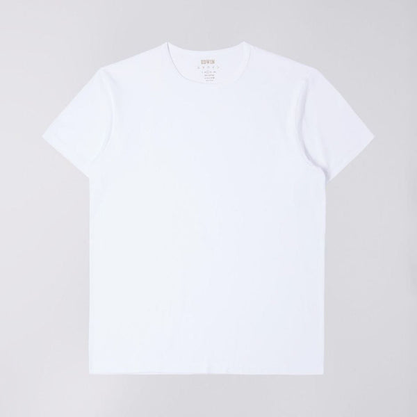 EDWIN Double Pack T-Shirt in White