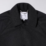 EDWIN Mac Wool Coat in Dark Grey Marl