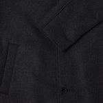 EDWIN Mac Wool Coat in Dark Grey Marl