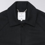 EDWIN Mac Wool Coat in Black