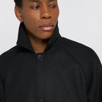 EDWIN Mac Wool Coat in Black