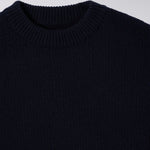 EDWIN Ellis Sweater in Navy/Off White