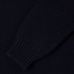 EDWIN Ellis Sweater in Navy/Off White