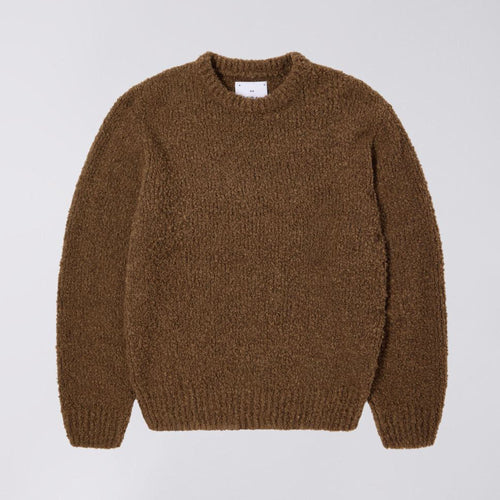 EDWIN Dun Textured Sweater in Taupe