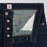 EDWIN Loose Fit Mid Rise Jeans in Blue Rinsed