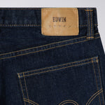 EDWIN Loose Fit Mid Rise Jeans in Blue Rinsed