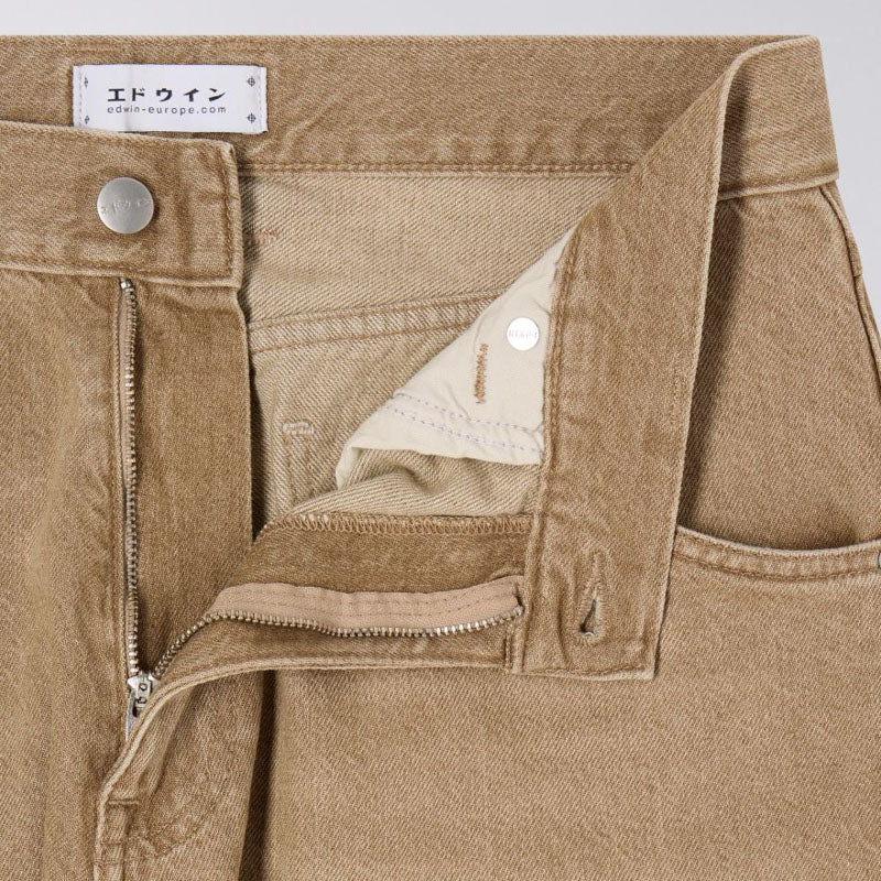 EDWIN Tyrell Pant Danakil in Beige Amber Wash