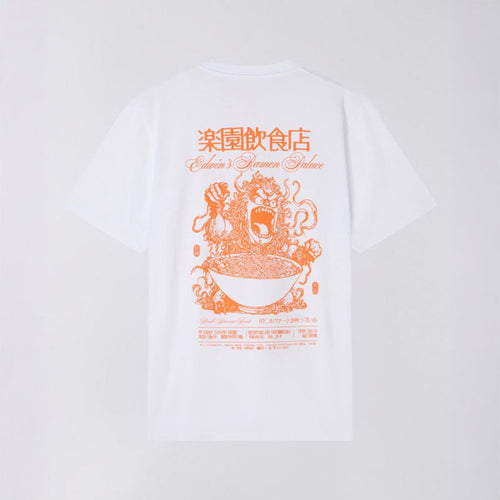 EDWIN Ramen Palace T-Shirt Single Jersey in White