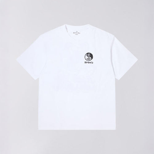 EDWIN High Bear T-Shirt Single Jersey in White