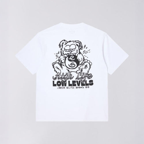 EDWIN High Bear T-Shirt Single Jersey in White