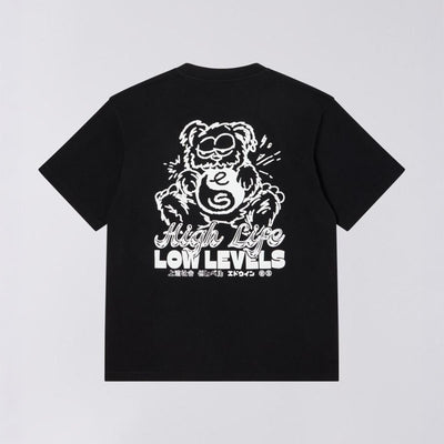 EDWIN High Bear T-Shirt Single Jersey in Black