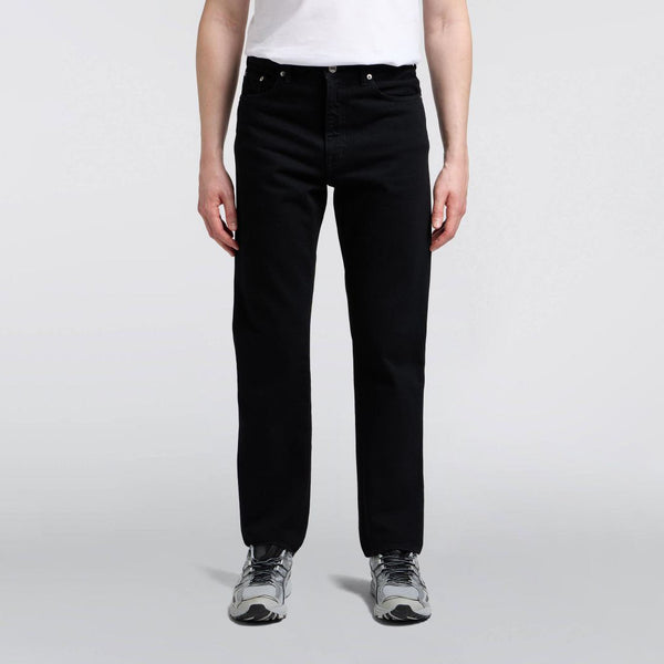 EDWIN Regular Straight Jeans in Black Unwashed