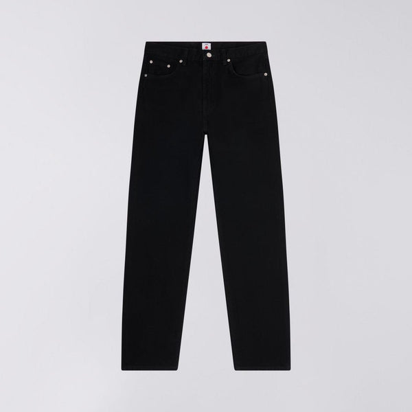 EDWIN Regular Straight Jeans in Black Unwashed