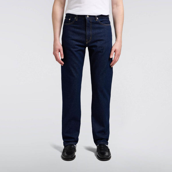 EDWIN Regular Straight Jeans in Blue Rinsed