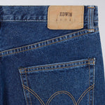 EDWIN Regular Straight Jeans in Mid Blue Used