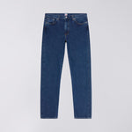 EDWIN Regular Straight Jeans in Mid Blue Used