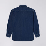 EDWIN Work Shirt in Dark Blue Used