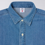 EDWIN Work Shirt in Blue Light Used