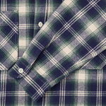 EDWIN Work Shirt in Navy/Green