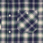 EDWIN Work Shirt in Navy/Green