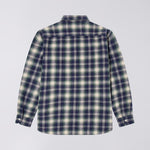 EDWIN Work Shirt in Navy/Green