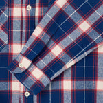 EDWIN Work Shirt in Navy/Red