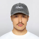 EDWIN Soft Washed 6 Panel Cap  in Black Stone Washed