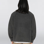 EDWIN Snug II Long Sleeve Overshirt in Dark Grey