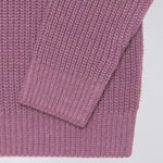 EDWIN Nix Round Neck Wool Sweater  in Grape Nectar