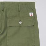 EDWIN Baker Cotton Utility Pant in Olive